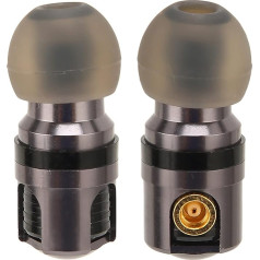 Zunate Detachable MMCX Earbuds, HiFi Bass Headphones 9mm Dynamic Drive, Wired Metal Earbud Unit for MMCX Headphones, No Cable