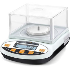 Bonvoisin Laboratory Analytical Scales 200 g x 0.001 g High Precision Laboratory Scales Electronic Precision Scales 1 mg Digital Jewellery Scales with Windscreens