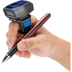 Eyoyo QR Bluetooth Barcode Scanner, 1D Barcode Reader 2D 2.4G Wireless and USB Cable Supports PDF417 Data Matrix for Android Windows MacOS