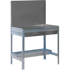 Simonrack BT2 Garden Work Table 1440 x 1200 x 400 mm 600 kg Load Capacity Grey / Galvanised