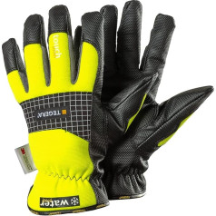 Ejendals Tegera 9128 9128-10 Synthetic Leather Gloves Size 10 Yellow / Black