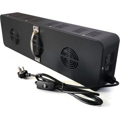 KOULEER UV Ultraviolet Curing Lamp, High Performance Fan Cooling, Adhesive, Shadowless Ink, Flat Wire Reinforcement, Solder Point Protection, UV Curing Lamp (365 nm)