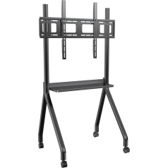MWE Smart Board Stand with Four Lockable Wheels for Interactive Whiteboard 55-65 Inch