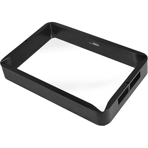3D-Drucker Harzbehälter für Anycubic Photon Mono M5S / M5S Pro, 10,1 Zoll Metall-Harzbehälter mit Vorinstallierter ACF Trennfolie für 3D-Harzdrucker Teile und Zubehör, schwarz