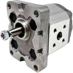 Flowfit Hydraulic Gear Pump GP1 3.7CC Clockwise 30mm Inlet & 30mm SQ Outlet Flange Connectors 4 Bolt EU Flange