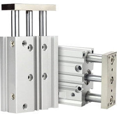 CALSUP Pneumatik-Luftzylinder, M32-Serie Bohrung 32 mm Hub 10-300 mm for Zylinder dreiachse Doppelluft Pneumatische Zylinderkolben für automatische Ausrüstung(MGPM32X175)