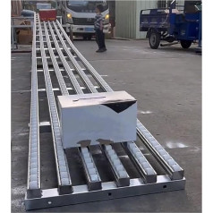 ININOSNP Leichtes Förderband, Lagerförder-Gleitsysteme, Entladerollen for Transport von Fässern, Kartons und Getränken, Rollen aus ABS-Kunststoff