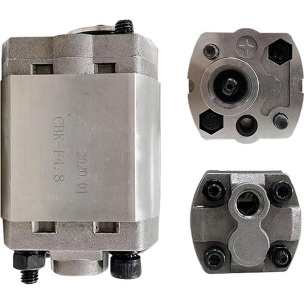 Micro CBK Gear Pump, Hydraulic Pump with Small Stroke, CBK-1.6/2.1, Oil Pump Unit Accessories, 1 Piece CAIHUA (Size : Displacement 7.8mL/r CBK-F7.8)