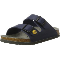 BIRKENSTOCK Arizona Birko-Flor Unisex Adult Work Shoes Arizona Antistatic Birko-Flor Black Size 36 - Narrow Footbed