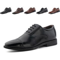 Lace-up shoes, men's Oxford shoes, suit shoes, leather shoes, faux men's business lace-up shoes, wedding shoes, brogues, derby, classic, black, brown, EU 39-47