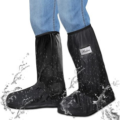 Desoto Shoe Covers Rain Overshoes Waterproof Shoes Overshoes for Men Women Outdoor Non-Slip Shoe Covers Rain Cover Rain Shoes for Rain Snow Dust Reusable
