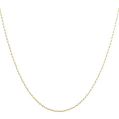 Cozmos Fine Chain Necklace Anchor Chain Rolo Chain Necklace Bracelet Anklet 925 Silver Sterling Necklace 14 K Gold Plated 2 mm 15 20 25 30 35 40 45 50 55 60 65 70 75 80 85 90 95 100 cm