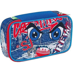 SJ Gang AST. Speed Case, blue, pen holder