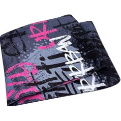 Wollhuhn Eco Children/Boys/Girls Cool Elastic Headband/Hair Band Comfortable Double Layer Jersey or Fleece Many Designs 21215152 (Skater Grey/Pink)