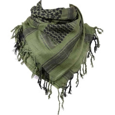 blntackle76 Large Shemagh Scarf Arabian Military Tactical Desert Scarf Pali Scarf 110x110cm 100% Cotton for Men Women