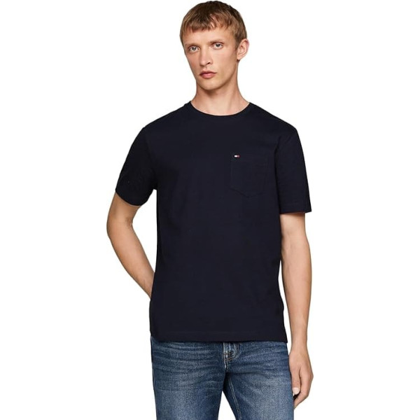 Tommy Hilfiger Essential Men's Short-Sleeved T-Shirt with Chest Pocket