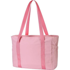 DINYAO Large Tote Bag for Women Zipper Gym Bag Laptop Shoulder Bag Handbag Yoga Bag with Buckle for Yoga Mat Sports Work