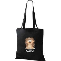 ShirtInStyle Fabric Bag Animal Motif Koala with Desired Name, Nature Zoo Animals Animal, Gift, Cotton Bag, Logo, Saying, Relationship, Motif, Pink