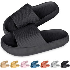 DOUUCO Cozislides Original Slippers, Cloudyzz Slippers, Cosify Cloud Slippers, Beach Slides, Rubber Home Slippers, Non-Slip Mules, Open Toe Summer Garden Flip Flops