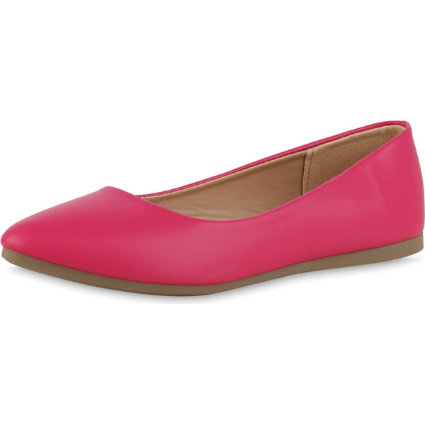 VAN HILL Women's Classic Ballet Flats