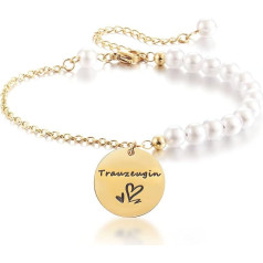 Melix Home Maid of Honour Bridesmaid Gifts Beads Bracelets Wedding Gift for Bridesmaid Jewellery Bracelet