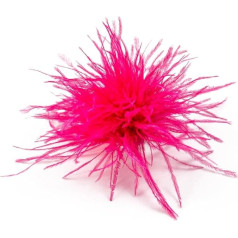 Elegant Feather Brooch, Women's Hair Clip, Ostrich Feather Lapel Brooch, Vintage Corsage, Scarf Pin, Jumper Shirt Hats Clips for Women, Clothing Accessories, for Wedding, Banquet, Party