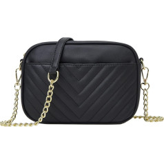 SIVENKE Women's Mobile Phone Shoulder Bag Small PU Leather Crossbody Bag Women's Shoulder Bag Mobile Phone Case Stylish Handbag Women with Removable Shoulder Strap