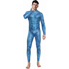 Shukqueen Women's Omaticaya Princess Neytiri Cosplay Jumpsuit Halloween Performance Bodysuit Cosplay Costume