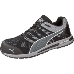 PUMA Safety Elevate Knit Low Work Shoe Safety Shoe S1P ESD HRO SRC Fibreglass Cap Penetration Protection Non-Slip Heat Resistant Metal-Free Men