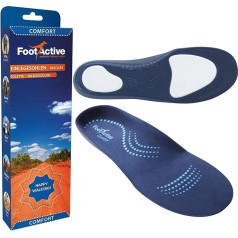 FootActive Comfort Original Brand Insoles, Wonderful Walking Comfort for Feet, Legs and Back, Especially for Heel Spur