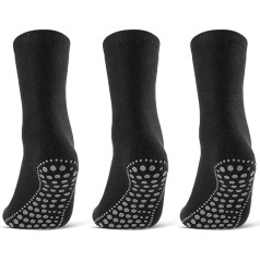 3 or 6 Pairs of ABS Socks Men & Women Non-Slip Cotton Socks