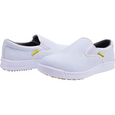 DDTX SRC Unisex Cooking Shoes Work Shoes Non-Slip Oil Resistant Anti-Splash Lightweight Black Size 34-47