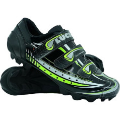 LUCK Extreme MTB Cycling Shoes with Carbon Sole, Made From a Single Piece of Microfibre Without Seams Super breathable and durable microfibre construction.
