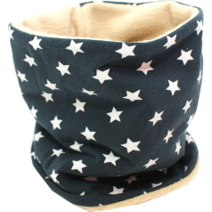 'Children's Scarf Loop-Stars Blue (10 Years)