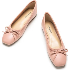 C.Paravano Women's Ballerina Shoes, Flat Shoes for Women, Elegant Ballet Flats, Women's Low Shoes