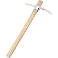 Pickaxe for Digging, Pickaxe, Garden Pickaxe, 2-in-1 Efficient Pickaxe, Pick Axe Handle, Compact Pick Axe, Stainless Steel Multifunctional Mattock for Gardeners