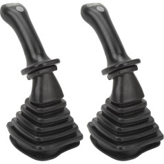 Excavator Joystick Kit 2 Pieces 3 Button Excavator Joystick Grips with Dust Cover Replacement for Doosan DH DX150 215 225 300 370 9C