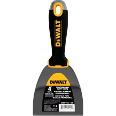 DEWALT 4 Inch Putty Knife | Stainless Steel w/Soft Grip Handle | DXTT-2-140