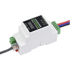 Waveshare Industrial Serial Server, RS232 to RJ45 Ethernet, TCP/IP to Serial, Rail-Mount Support