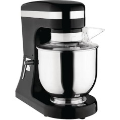 Buffalo 270W Planetary Blender 7 Litres, Black, Stand Mixer, Food Mixer for Baking, Electric Kitchen Mixer with Bowl, Whisk, Whisk and Dough Hook, Continuous Speed, CP921