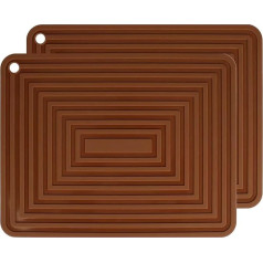 2 Pack,Silicone Trivet Mats/Hot Pads,Pot Holder,9