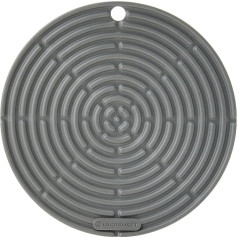 Le Creuset Round Silicone Pot Holder, Diameter 20 cm, Flint, 93000230444200