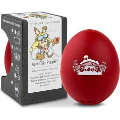 Brainstream PiepEi Apres Ski, Egg Timer, Red/White, Plays 3 Melodies, A003577
