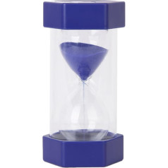 SODIAL (R) Security Fashion hourglass sand timer 5 minutes Blue