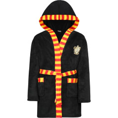 Harry Potter Children's Dressing Gown | Fleece Dressing Gown for Children | with Hood | Also as a Set with Gym Bag | for Boys or Girls