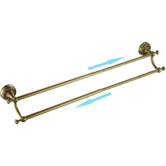 Towel Hook Brass Coat Hook Antique Towel Holder Vintage Wall Mounted Retro Style Nostalgia with Drilling for Kitchen