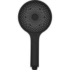 WENKO Softwater Shower Head, 3 Jet Types, Universal Hand Shower, Low Spray and Quiet Function, Shower Head, Super Gentle Water Thanks to More Nozzles on the Shower Head, Shower Head Diameter 13 cm,