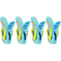 Towel Clips, Slippers, Towel Clips, Slippers, Design, Beach Towel Clips, Cute Towel Clips, Large Plastic, Windproof Clothing, Hanging Peg Quilt Clamp Holder, 4 Pieces