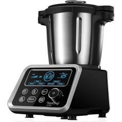 Ufesa Totalchef RK5 Food Processor with Cooking, Various Programmes for Cooking, 1700 W Power, LCD Display, Carafe with 3.5 Litre Capacity, Includes Recipe Book PDF, BPA-Free