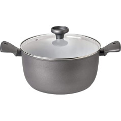 Prestige Earth Pan Induction Cooking Pot - Stockpot 28 cm / 7.5 L - Non-Stick Ceramic, Recycled & Recyclable, Toxin-Free, Dishwasher Safe, Easy-Grip Handles